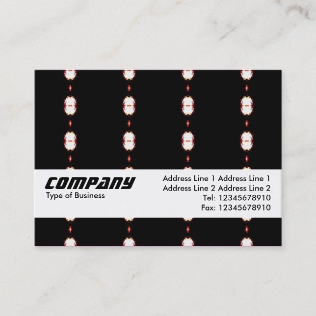 Texture Band - Ruby Lights Business Card (Front)