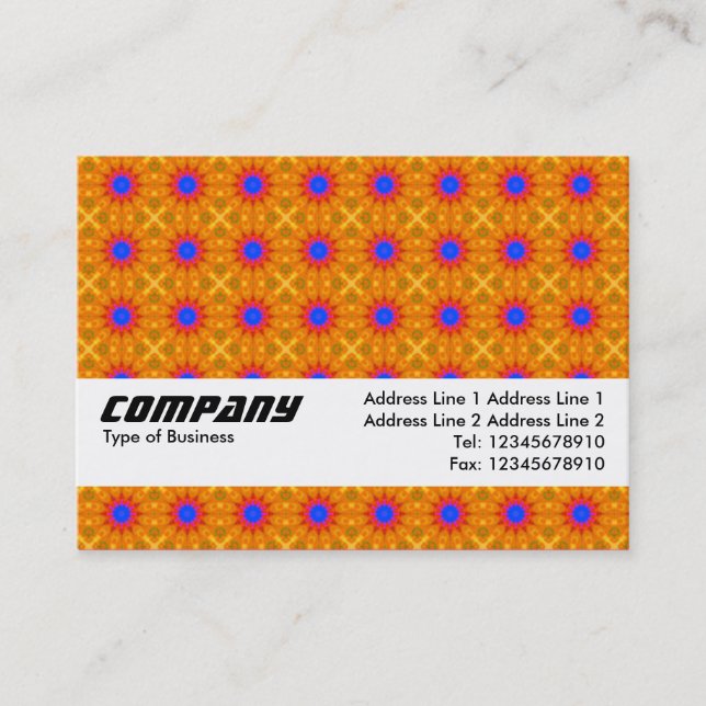 Texture Band - Scary Orange Business Card (Front)
