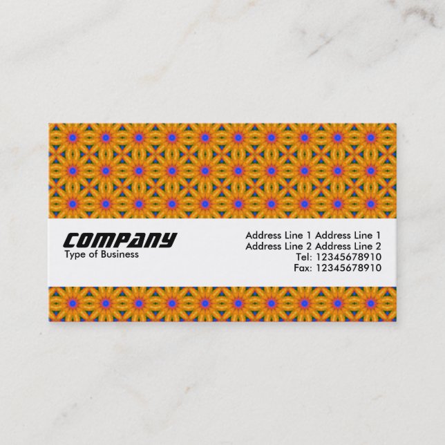Texture Band - Scary Orange II Business Card (Front)