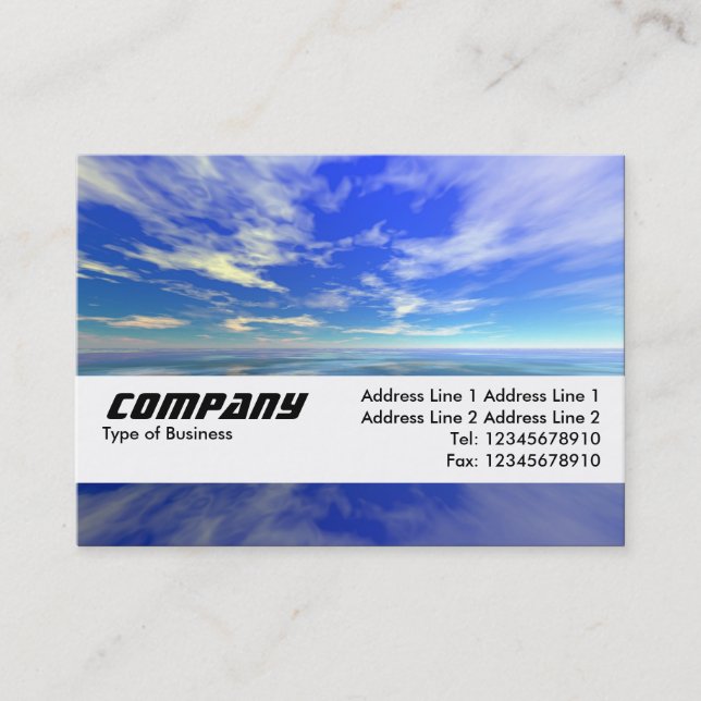 Texture Band - Sea and Sky Business Card (Front)
