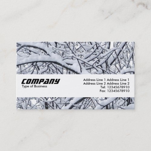Texture Band _ Snowy Branches Business Card