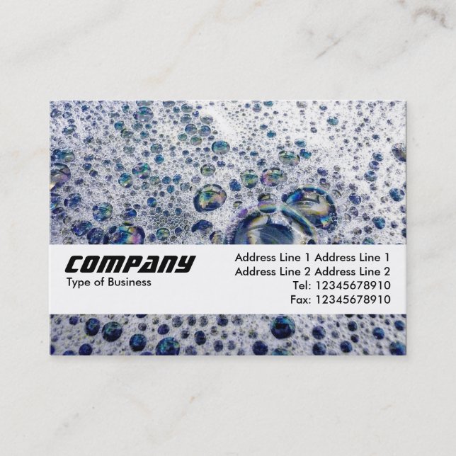 Texture Band - Soap Suds Business Card (Front)