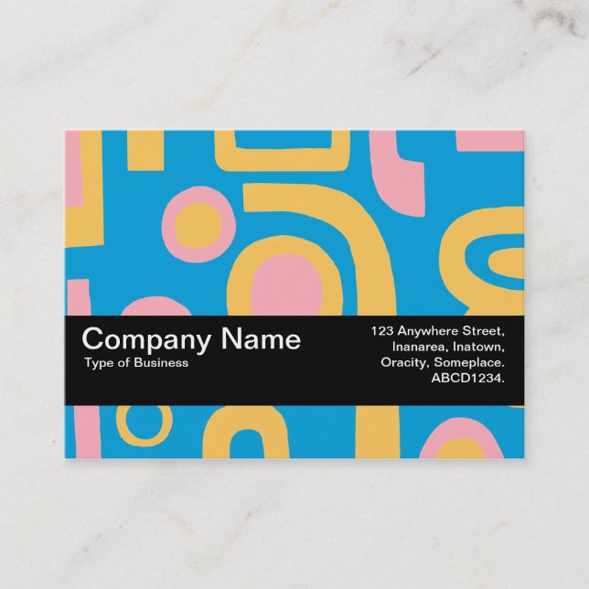 Texture Band V2 - Abstract 170914 Business Card (Front)