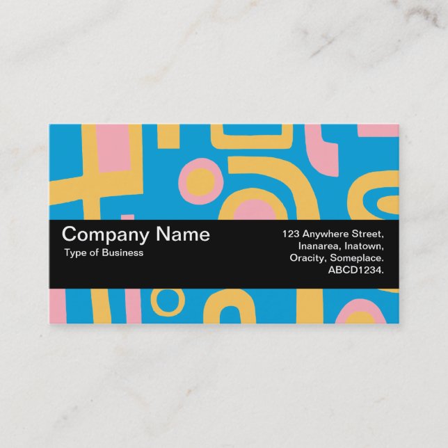 Texture Band V2 - Abstract 170914 Business Card (Front)