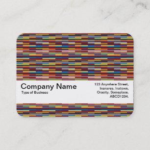 Texture Band V2 - Colorful Stripes Business Card