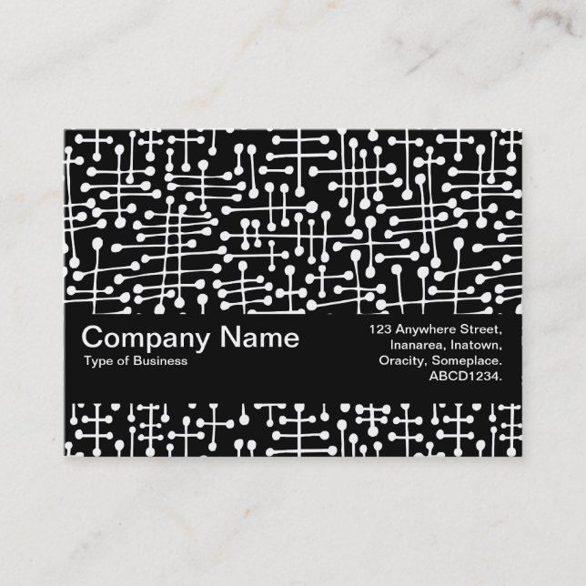 Texture Band V2 - Connected Spots II Business Card (Front)