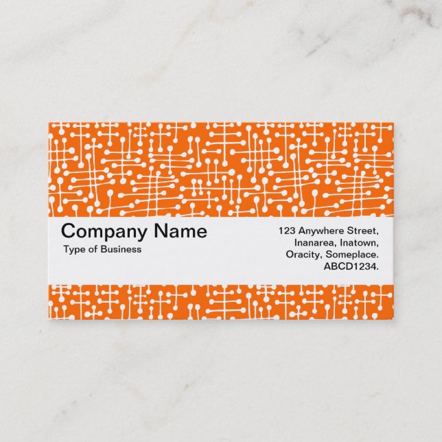 Texture Band V2 - Connected Spots II Business Card (Front)