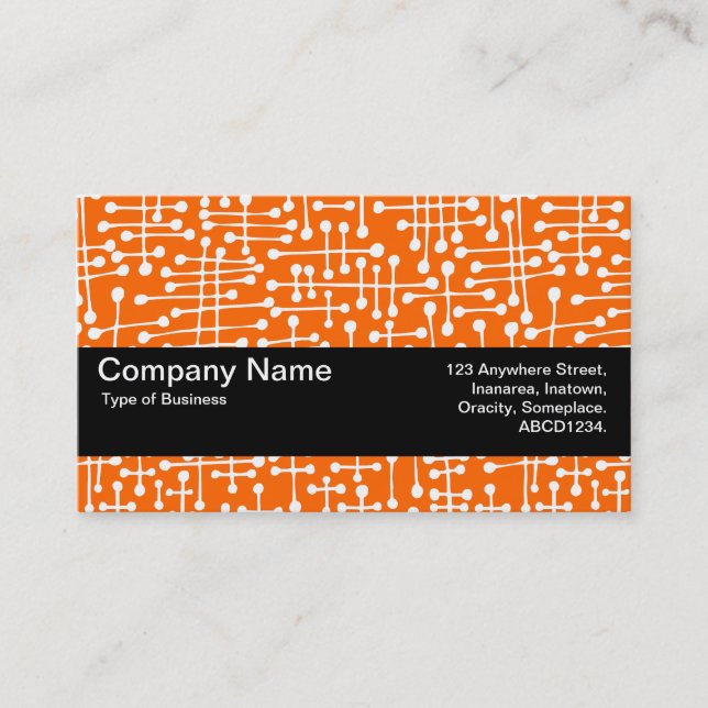 Texture Band V2 - Connected Spots II Business Card (Front)