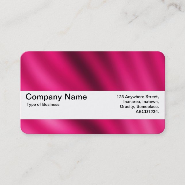 Texture Band V2 -  Crimson Gradient Business Card (Front)