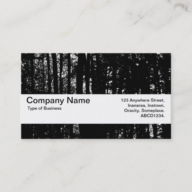 Texture Band V2 - Dark Woods HC Business Card (Front)