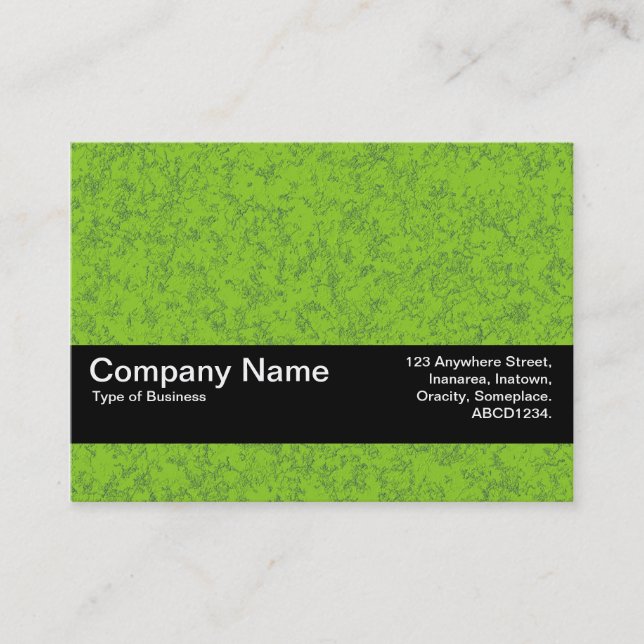 Texture Band V2 - Green Marble Business Card (Front)