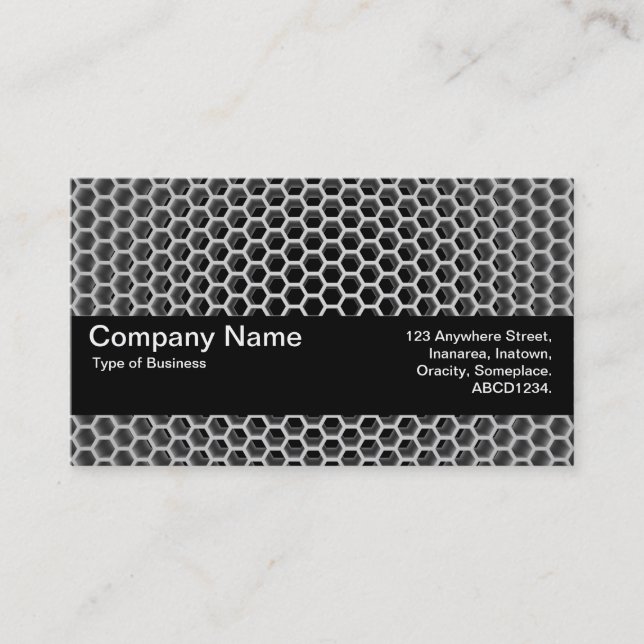 Texture Band V2 - Honeycomb Business Card (Front)