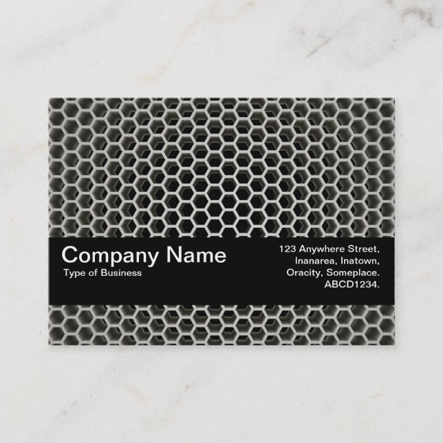 Texture Band V2 - Honeycomb Warm Business Card (Front)