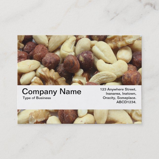 Texture Band V2 - Mixed Nuts Business Card (Front)