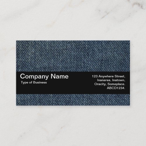 Texture Band V2 _ Old Blue Jeans Business Card