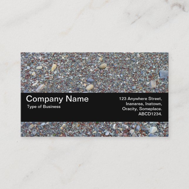 Texture Band V2 - Pebble Beach Business Card (Front)