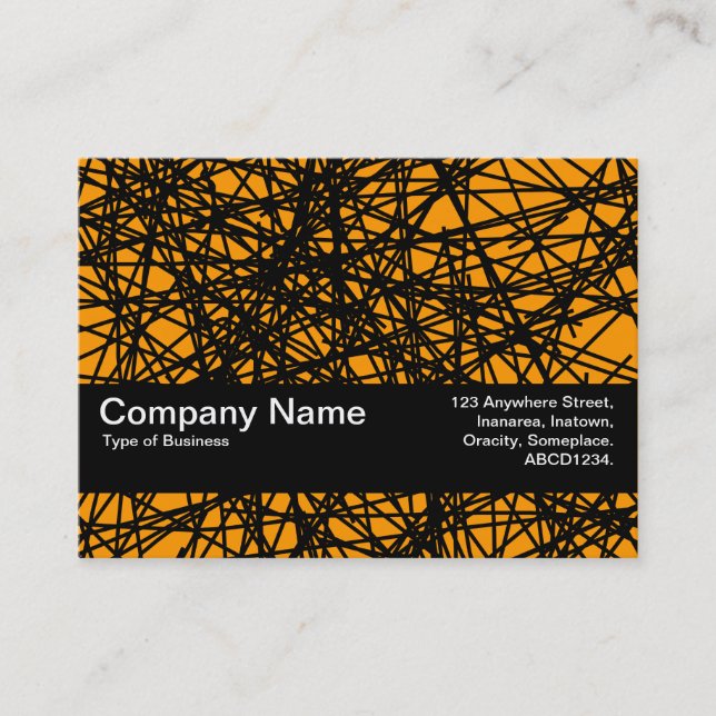 Texture Band V2 - Random Lines Business Card (Front)