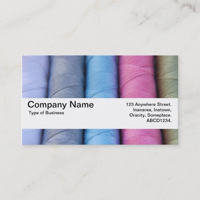 Texture Band V2 - Reels of Cotton Business Card (Front)
