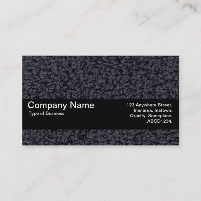 Texture Band V2 - Woolly Carpet 01 Business Card (Front)