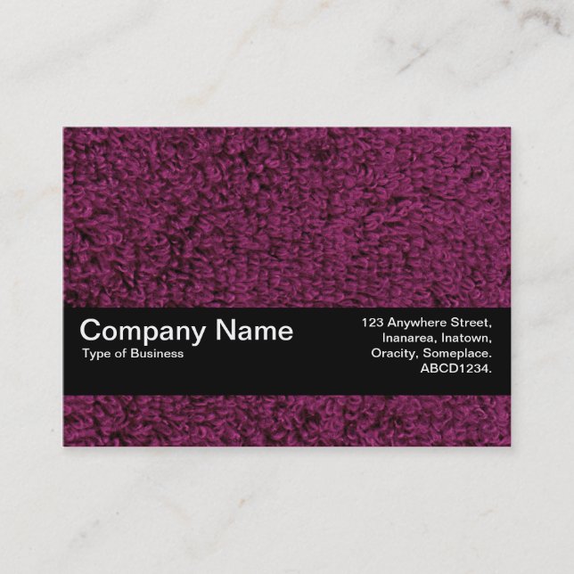 Texture Band V2 - Woolly Carpet 02 Business Card (Front)