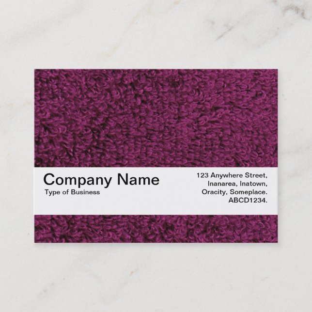 Texture Band V2 - Woolly Carpet 02 Business Card (Front)