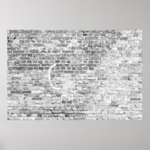 Texture. Brick backgroundabandoned,architecture,at Poster