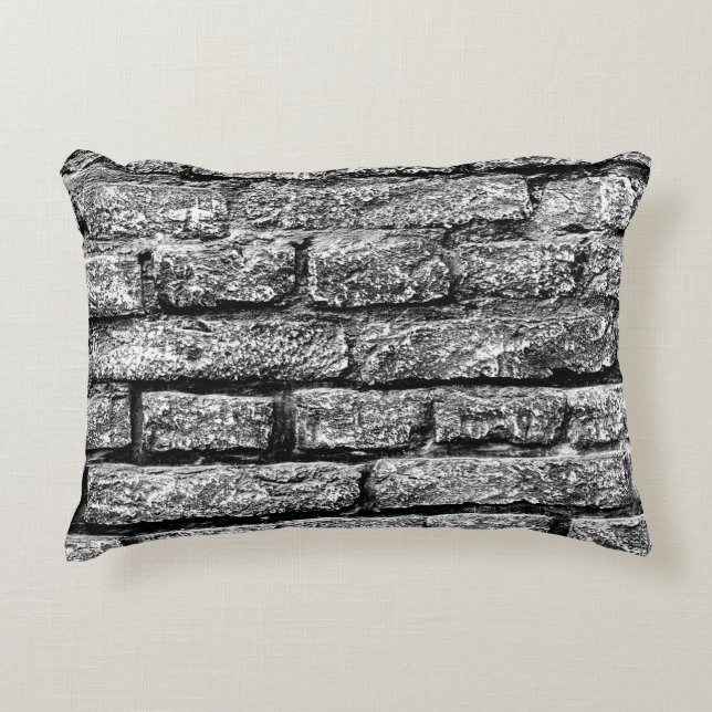 Texture, brick, wall background. Brick texture wit Accent Pillow (Front)