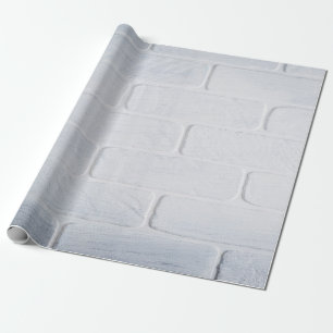 Texture brick wall white paint wrapping paper