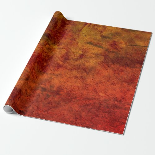Texture Burnt Orange Brown Vintage Antique  Wrapping Paper