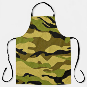 Texture camouflage soldier surface apron