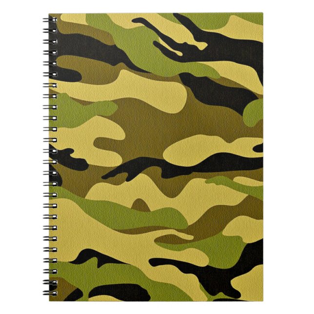 Texture camouflage soldier surface notebook (Front)
