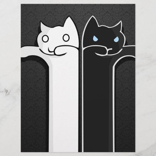 Texture Cats Black White (Front)