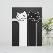 Texture Cats Black White (Standing Front)