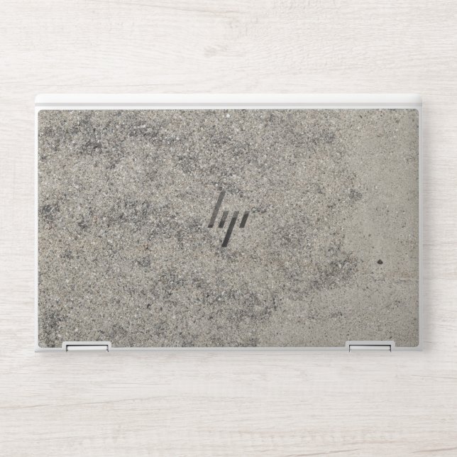 Texture Concrete Cement HP Laptop Skin (Front)
