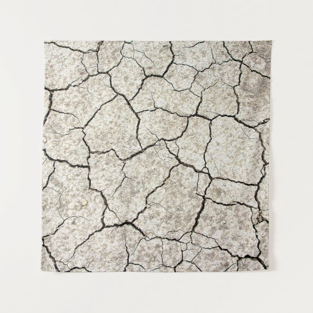 Texture cracks structure background tapestry (Front)