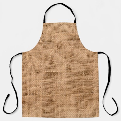 Texture fabric burlap background apron