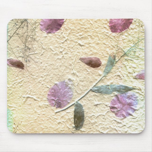 Texture Floral Abstract Mouse Pad (Front)