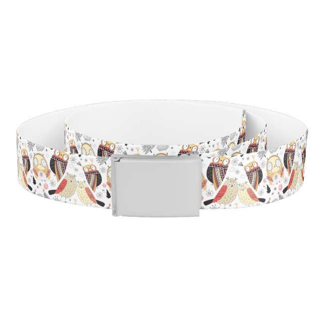 Texture funny owl belt (Coil)