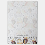 Texture funny owl post-it notes