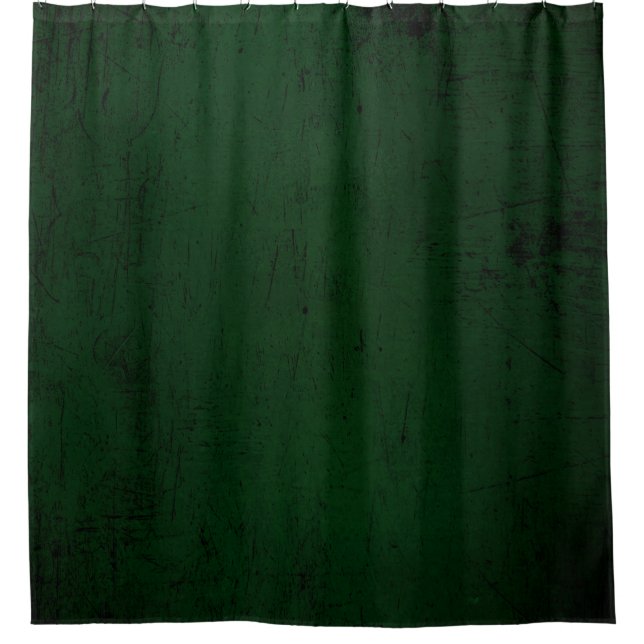 Texture green dark wallpaper shower curtain (Front)