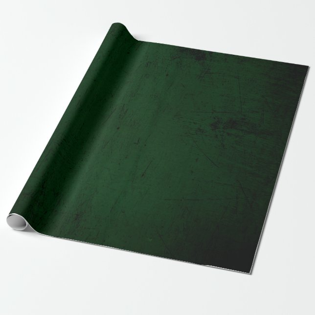 Texture green dark wallpaper wrapping paper (Unrolled)