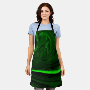 texture green malachite apron