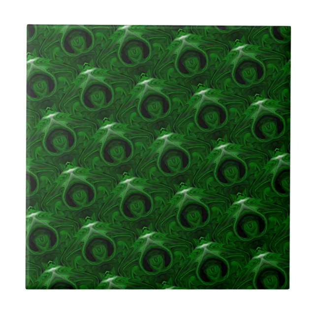 texture green malachite ceramic tile (Front)