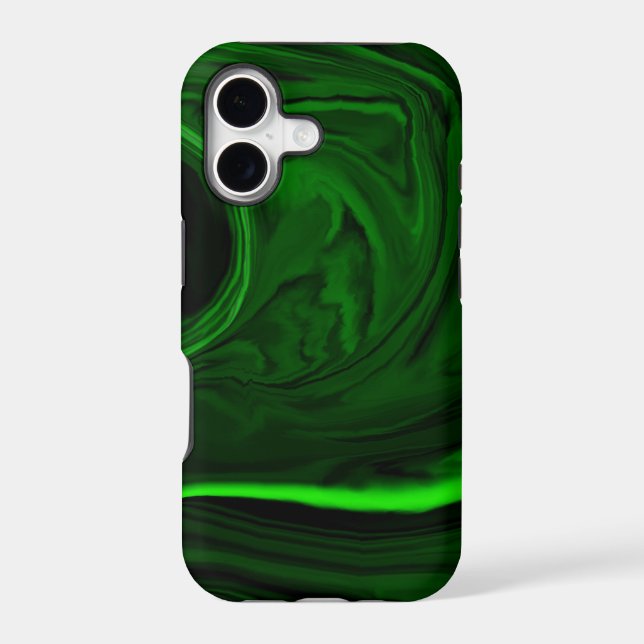 texture green malachite iphone case (Back)