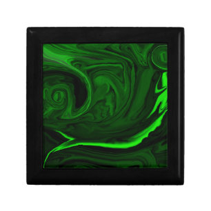 texture green malachite keepsake box