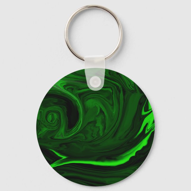 texture green malachite keychain (Front)