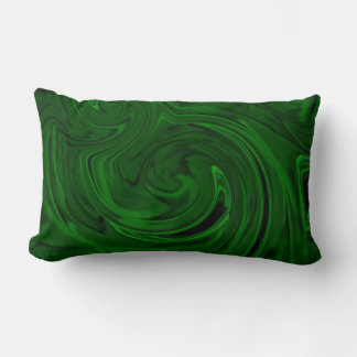 texture green malachite lumbar pillow