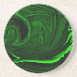 texture green malachite sandstone coaster