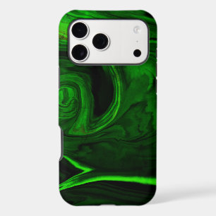 texture green malachite stone iPhone 17 pro max case
