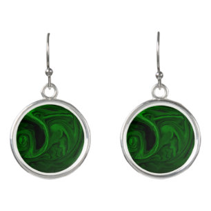 texture green malachite stone collections earrings